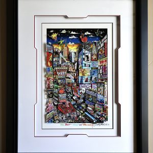 "The Best Ticket on Broadway" - Charles Fazzino Original