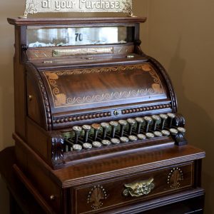 Restored Antique Cash Register - Wooden - Rare