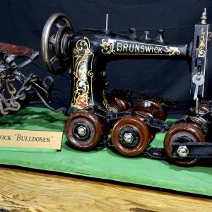 Bulldozer Sculpture from Brunswick Sewing Machine