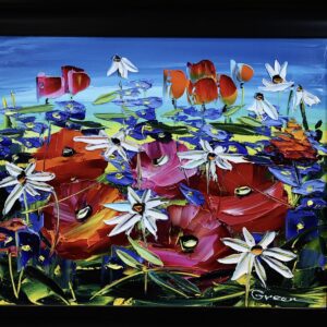 Original Maya Green Painting Rare