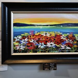 Original Maya Green Painting Rare